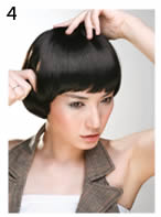 BOB头的假发怎么戴好看