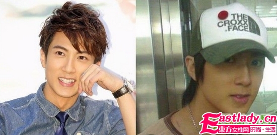 男星素颜也杯具