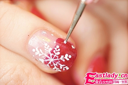 在家DIY圣诞美甲