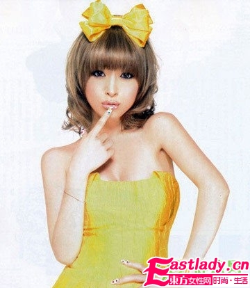 滨崎步最美5款卷发造型