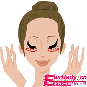 正确眼部按摩手法图解