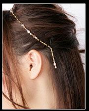 魅力升级 巧用项链点缀盘发