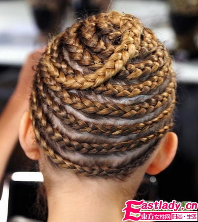 高难度 螺旋式多层麻花辫