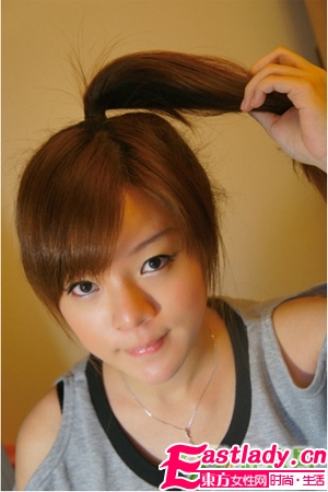 3种日式丸子头扎法 看发量选择