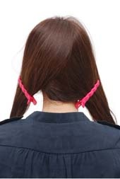 超时尚的麻花辫盘发