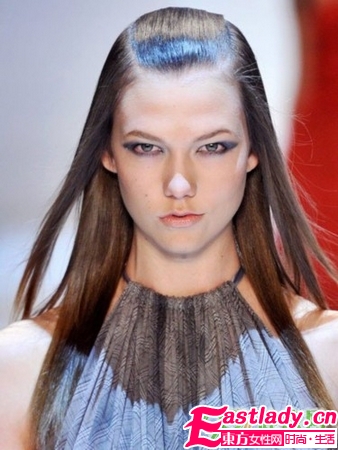 长刘海怎么打理 Half Up发型