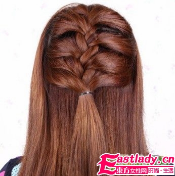 蝎子辫的详细编法步骤图解