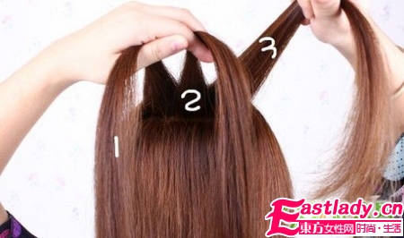 蝎子辫的详细编法步骤图解