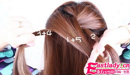 蝎子辫的详细编法步骤图解