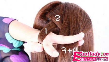 蝎子辫的详细编法步骤图解