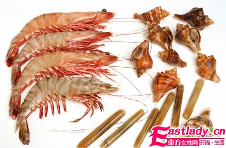 吃虾贝可以解决所有肌肤问题