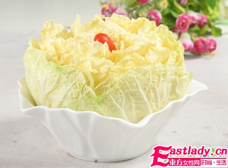 秋冬季吃白菜能养颜护肤