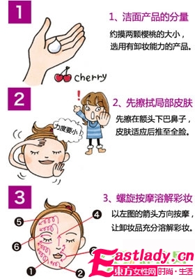早晚洗脸各不同 洗脸步骤图解