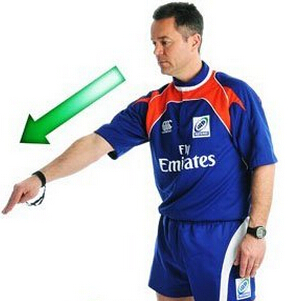 裁判手势代表什么 橄榄球裁判手势讲解