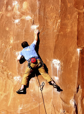 攀岩技巧 室外攀岩的基本技巧