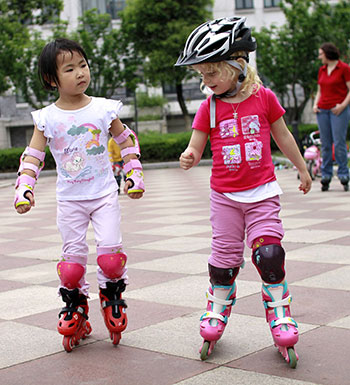 儿童运动常识 幼儿学习轮滑有哪些好处