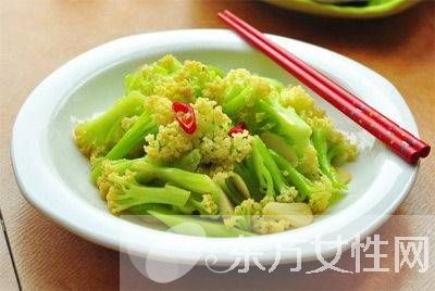 清炒菜花的做法和步骤 花菜的营养价值