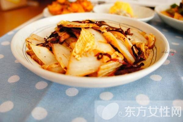 醋溜白菜的做法大公开 白菜不但能润肠还助消化