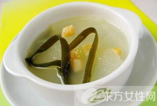 海带冬瓜汤的四大做法 海带冬瓜汤的功效