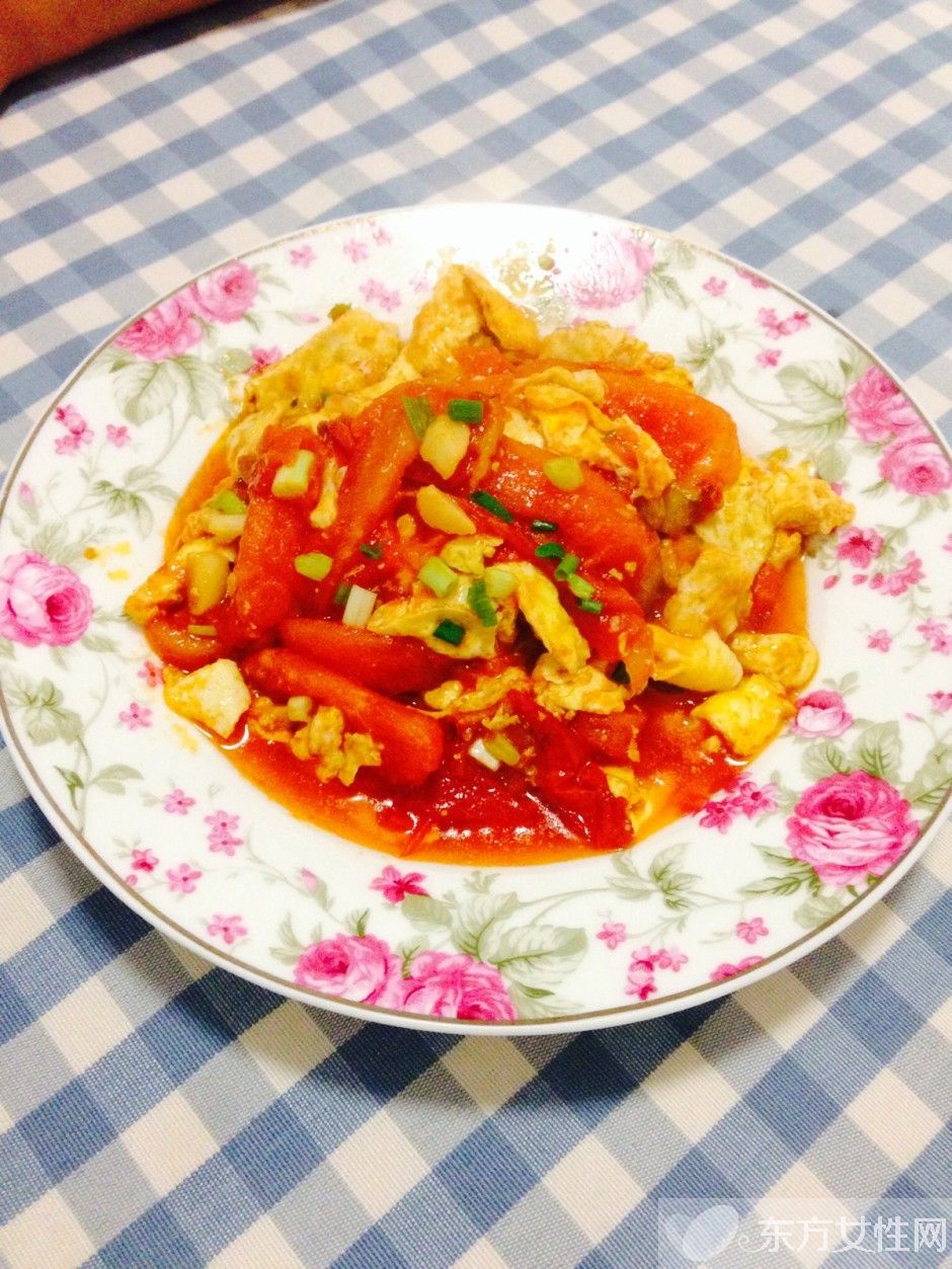 番茄炒蛋的家常做法 番茄炒蛋润肤又助消化