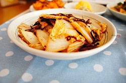 醋溜白菜的做法大公开 白菜不但能润肠还助消化