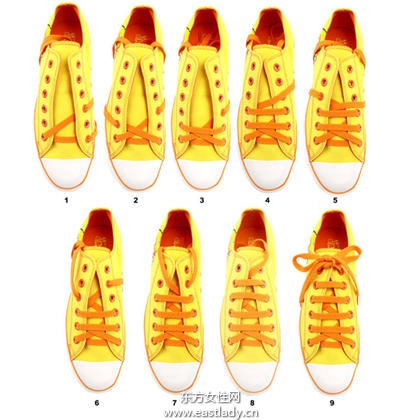 鞋带的24种系法每天你都会有好心情