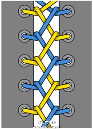 鞋带的24种系法每天你都会有好心情