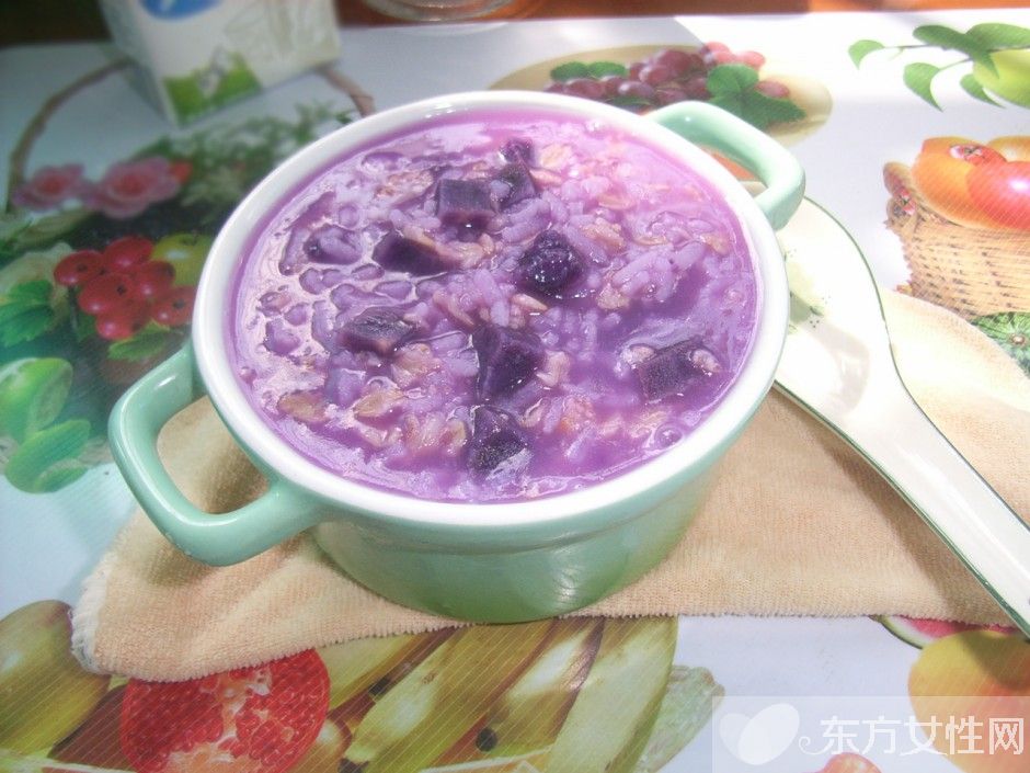 紫薯粥的家常做法大全 紫薯粥的功效居然这么多