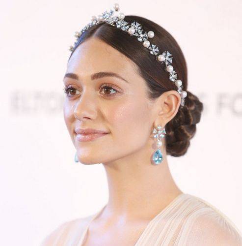 2016看欧美女星演绎时尚精致新娘发型