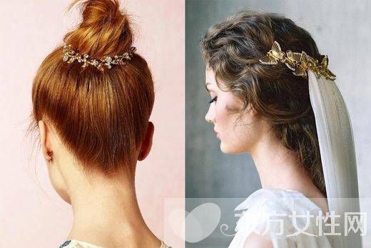 新娘浪漫发簪头饰 仙度十足高贵唯美