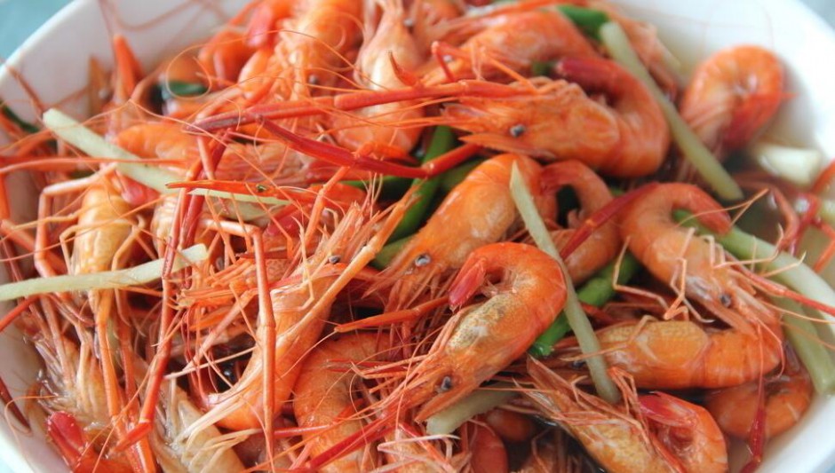 春天绝对少不了的美味 韭菜炒河虾