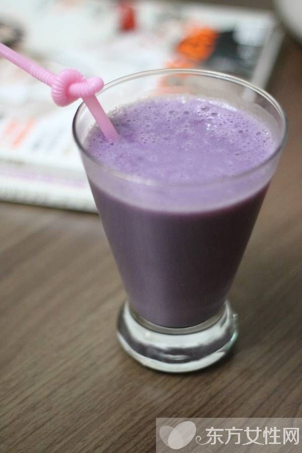 紫薯热饮的家常做法 黄豆与紫薯完美搭配