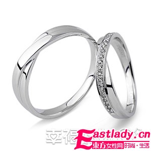 钻戒流行趋势 2010情侣最爱钻戒欣赏