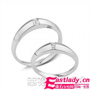 钻戒流行趋势 2010情侣最爱钻戒欣赏