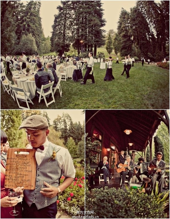 19世纪初主题复古婚纱照幸福满满的