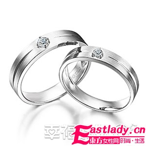 钻戒流行趋势 2010情侣最爱钻戒欣赏