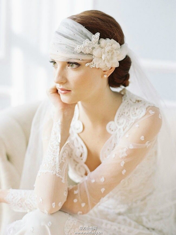 Erica Elizabeth 2014新娘头饰造型