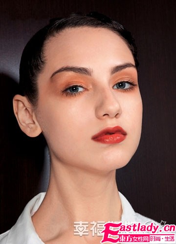 冬日活力新娘烟熏妆——橙色最新鲜