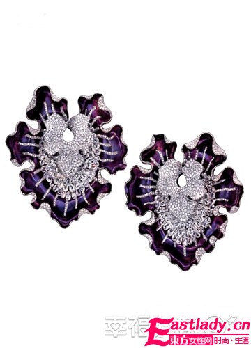 紫色新娘珠宝搭配 明耀冬日绮丽颜色