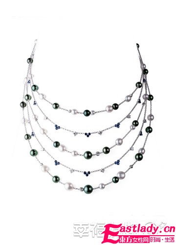 纯洁优雅 时尚珍珠扮靓冬日新娘