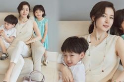 李英爱龙凤胎儿女近照曝光 韩裔美国丈夫家底惊人