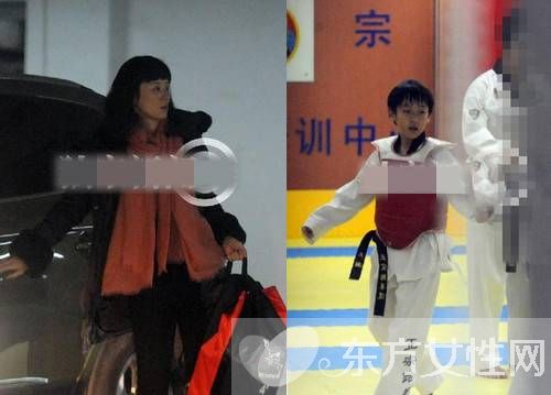 吴秀波妻子尚洁现身机场 两个儿子近照曝光