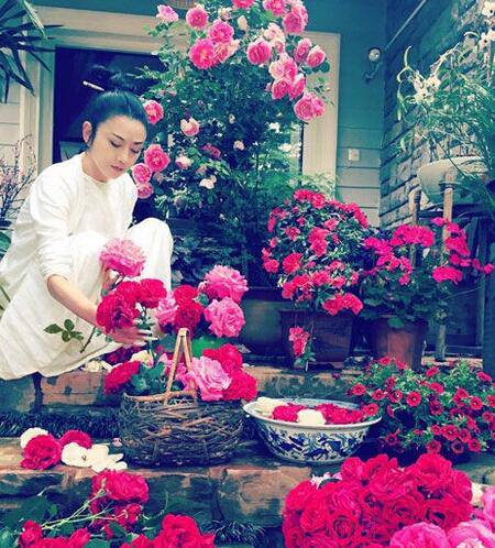 58岁杨丽萍近照如少女 豪宅 月亮宫 美如仙境