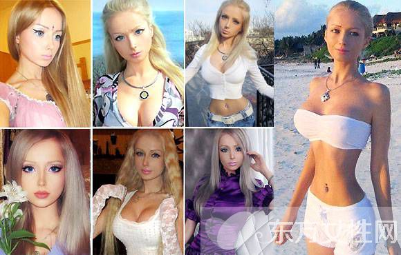 乌克兰真人芭比瓦莱里娅 素颜整容前照片曝光