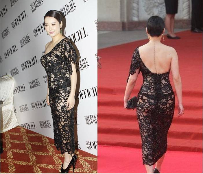 袁立透明装高清照片 网友惊呼 春光大泄