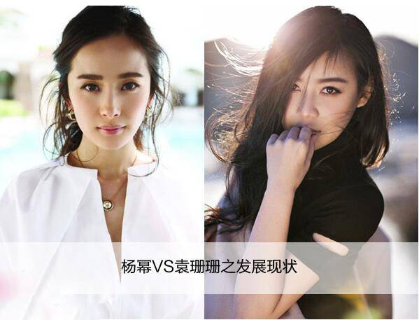 揭袁姗姗整容前后照片 与杨幂美貌事业大PK