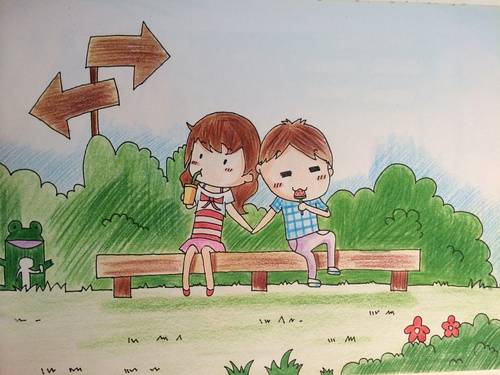 小情侣当众吻别遭大妈痛斥   没家教 伤风败俗