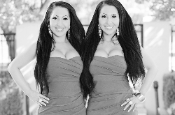 双胞胎同台争情人 共享一个男友