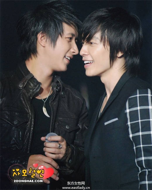 SJ坐客综艺节目大方谈韩庚、金基范