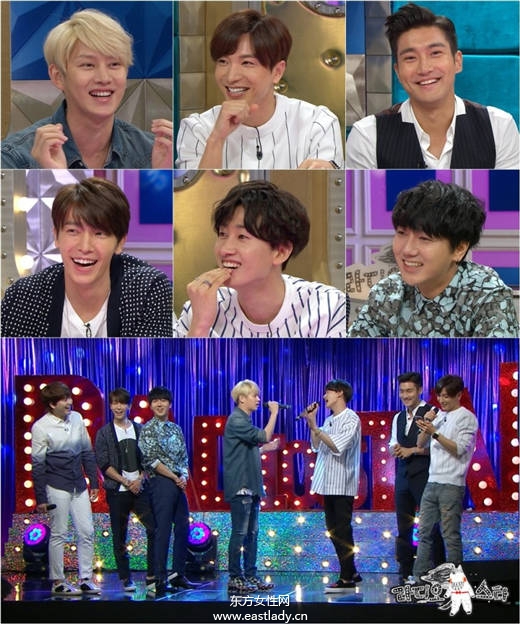 SJ坐客综艺节目大方谈韩庚、金基范